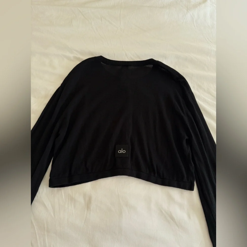 Alo yoga Supernatural Sweater Cardigan - Black - Picture 9 of 9